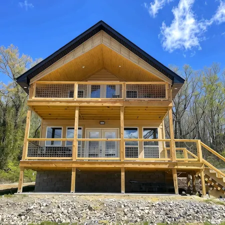 Family/Pet Friendly, Peaceful Cabin, Lakeview, Deck with Norfork Lake views Отели в г. Бакстер