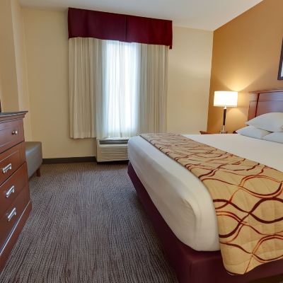 Deluxe Room, 1 King Bed, Accessible, Refrigerator&Microwave (2 Rooms, Board Room Table, Tub)