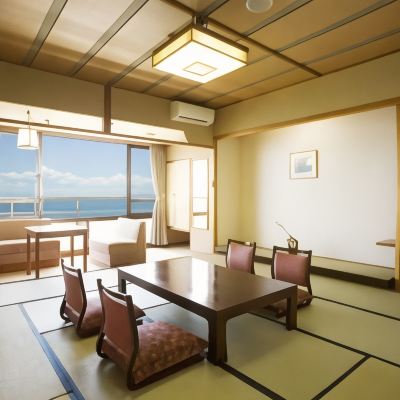 和風オーシャンビュールーム(浴室) 活魚の美舟 クーポン