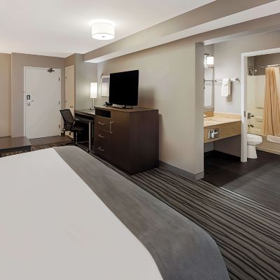 Suite-1 King Bed, Non-Smoking, Jacuzzi, Upgraded Linen, Refrigerator, Wireless High-Speed Internet Access, Full Breakfast