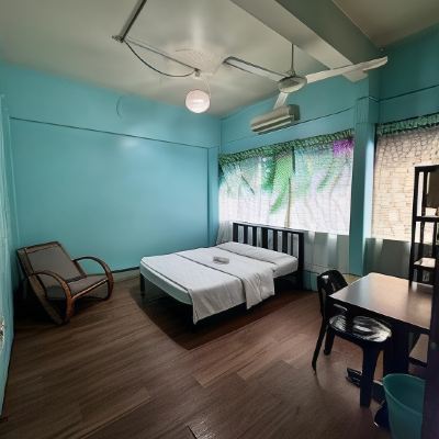 Bilik Double Standard dengan Pemandangan Bandar Kupon Akinabalu Youth Hostel