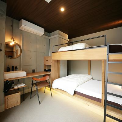 Standard Room (Two Double Beds) with Shared Kitchen - Non-Smoking