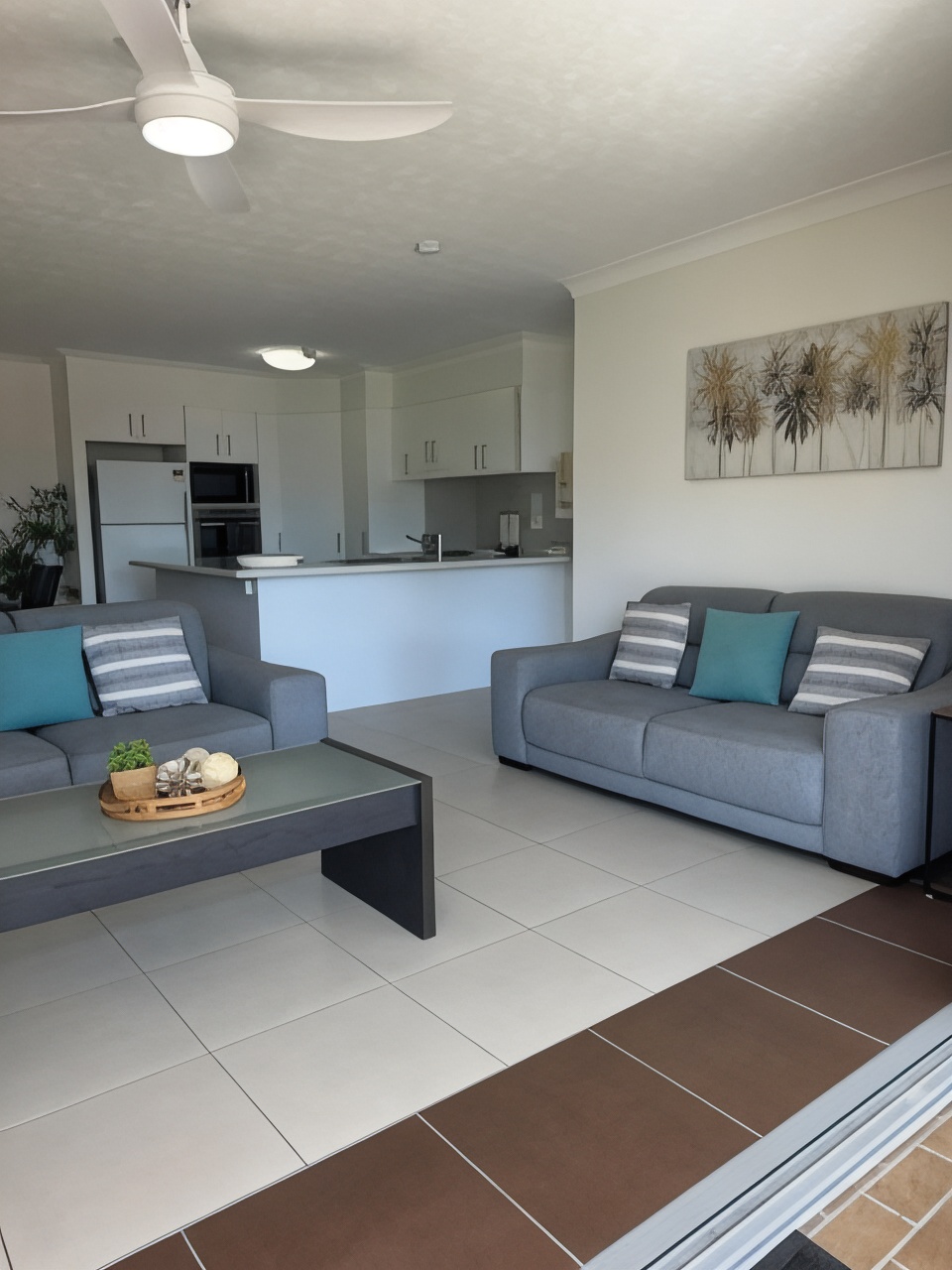 豪华园景双卧室公寓