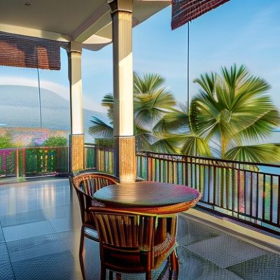 Deluxe Double Room with Ocean View and Balcony