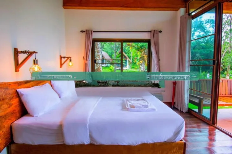 บังกะโลพร้อมพัดลม ห้องไม่สูบบุหรี่