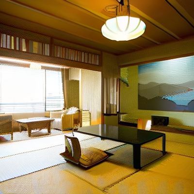 Main Building High Floor Superior, Japanese-Style with Bath, Ocean View