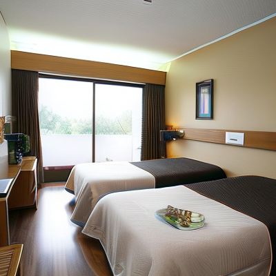 Double or Twin Room with Pool View