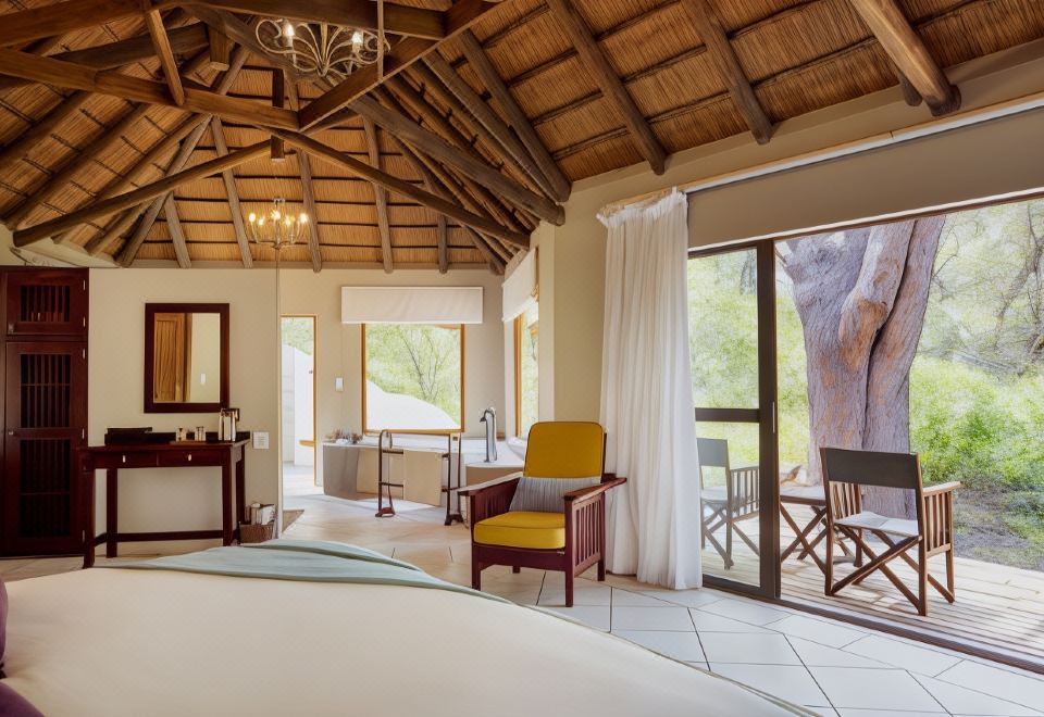 奢華木屋， 1 張特大床