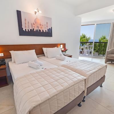 Room with Side Sea View Non smoking(2 adults + 1 child) Avlida Hotel Promo Code
