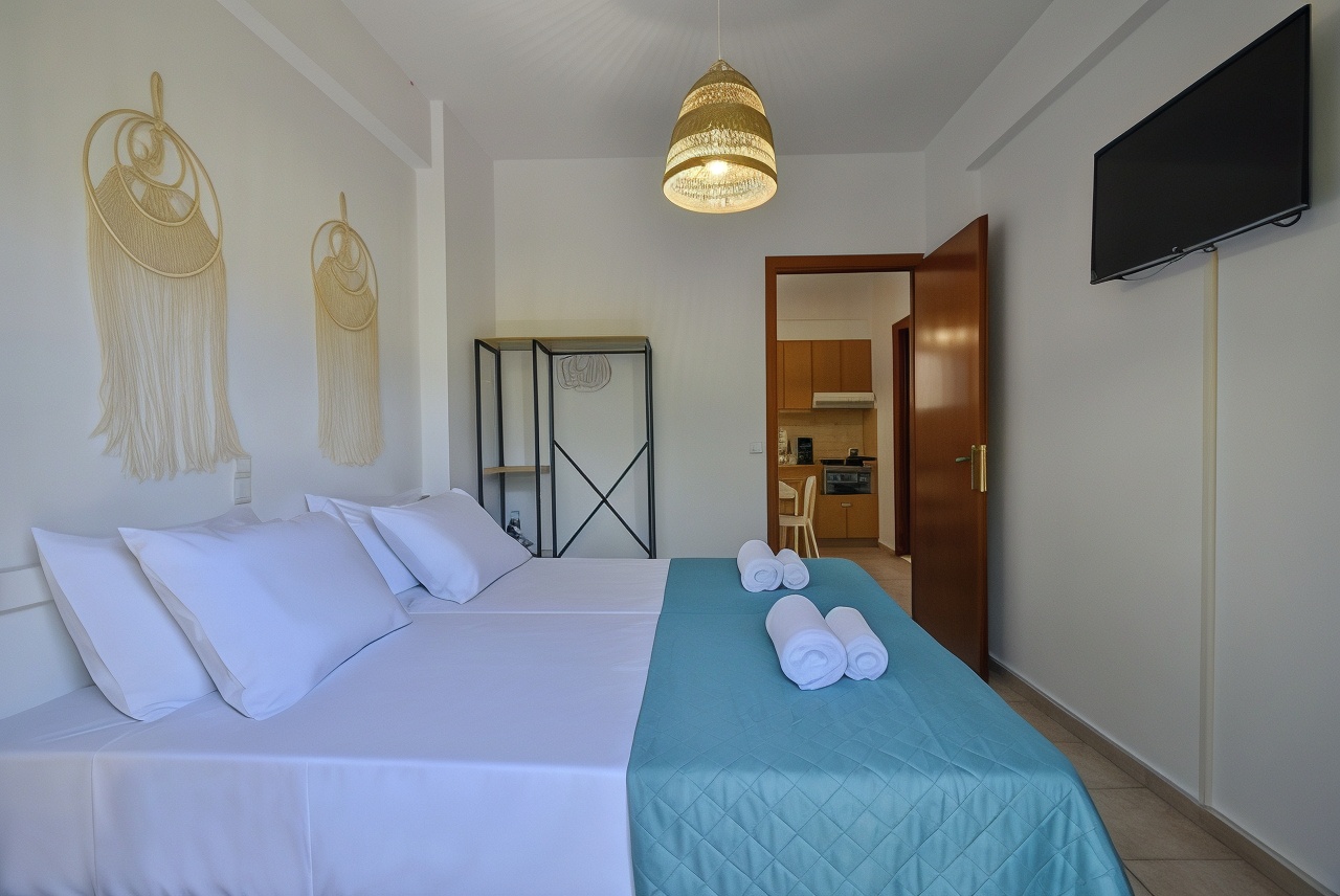 家庭公寓， 1 張大床和 1 張沙發床