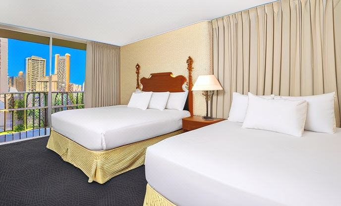 城景兩張雙人床房（帶廚房）