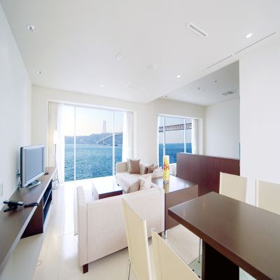 [なごみ] スタイリッシュオーシャンビュー [スイート] [スイートルーム] [ツインルーム] [禁煙] [オーシャンビュー] ホテルセトレ神戸・舞子 クーポン