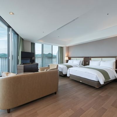 디럭스 트윈룸 바다전망 스탠포드 호텔앤리조트 통영 쿠폰