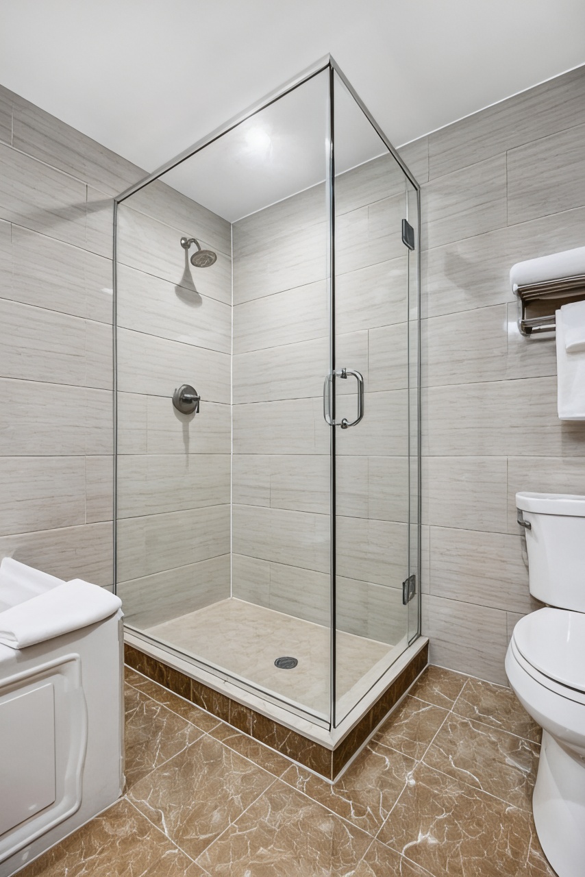 特大床房 - 无障碍淋浴 - 行动无障碍