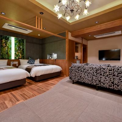 Open-Air Bath Suite "Tamayura" /Twin Non-Smoking Miyako Promo Code