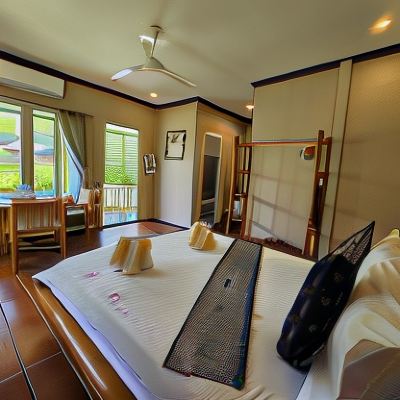 Double Room Bungalow with Balcony
