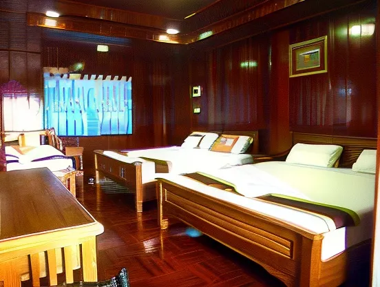 ห้องขนาดใหญ่สำหรับสามท่าน