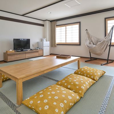 広い和風ルーム シャワーなし 43平方メートル ニセコアンヌプリ温泉 湯心亭 クーポン
