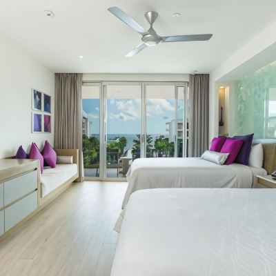 Allure Junior Two Double Suite with Ocean View Breathless Riviera Cancun Resort & Spa-All Inc.-Adults Only Promo Code