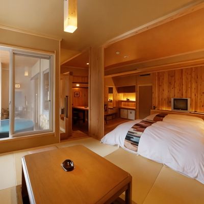 Japanese Style Twin Room With Hot Spring Bath, Non Smoking-317 最上町觀松館旅館優惠