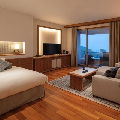 デラックステラスツインC、露天風呂付き-2階(西棟) Izu Hotel Resort & Spa クーポン