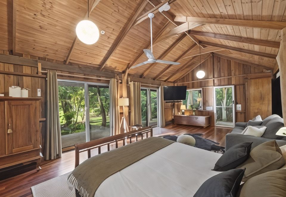 帶花園景觀的小屋-the Log Cabin