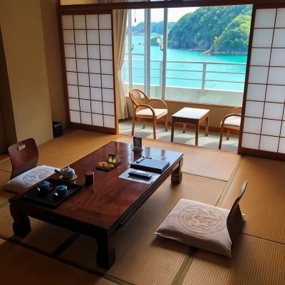 Standard Japanese-Style Room In The East Wing Overlooking A Tranquil Inlet With Ocean View-Non-Smoking 南紀勝浦温泉　ホテルなぎさや クーポン