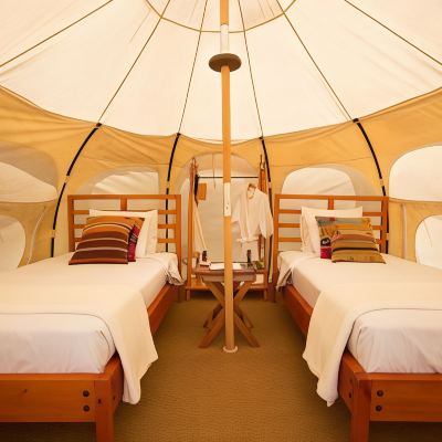 Signature Lotus Belle Tent Two Twin Beds