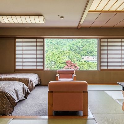 [Non-Smoking]Zuunro 16Tatami Mat For 8 Person 源泉湯の宿 松乃井 クーポン