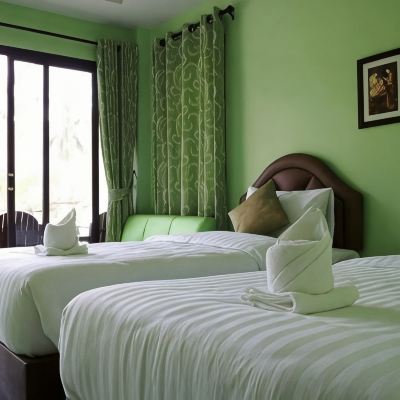 ห้องเตียงแฝด รหัสโปรโมชั่น ไอรัก รีสอร์ท