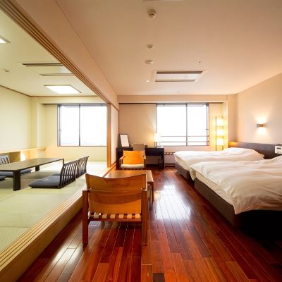 和洋室タイプ 檜風呂付（801号室） 菊南温泉ユウベルホテル クーポン