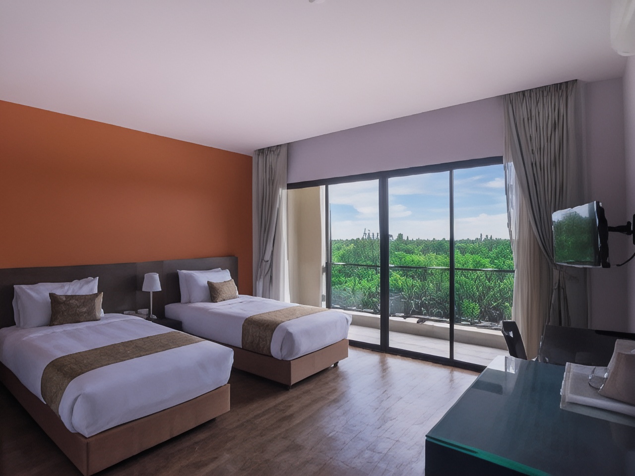 双床间 - 河景 禁烟