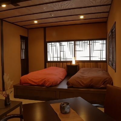 Japanese Room, Non-Smoking (Second Floor Pseudo-Western-Style Room "Sugi No Ma" 10 Tatami Mats with Low Beds, Private Bath Available) Bettei Haruki Promo Code