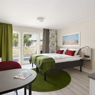 Double or Twin Room, Kitchenette (Incl. Towels, Sheets, Cleaning) First Camp Malmö Promo Code