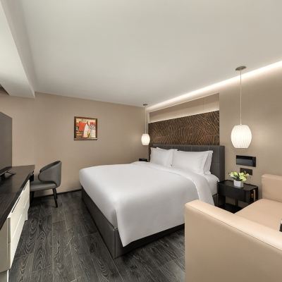 時尚高級大床房（全屋智能+JBL音響+超大電視） 上海凱世精品酒店優惠