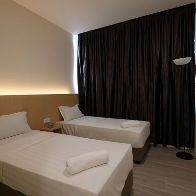 Bilik Superior Twin Kupon Place2stay Campus Hub