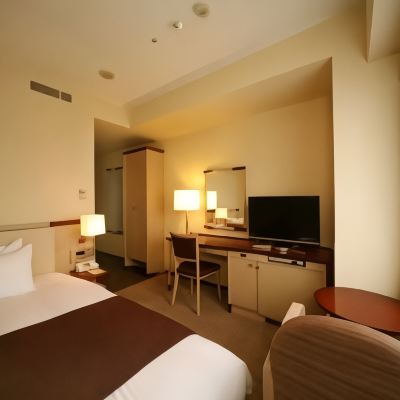 小型雙人床帶浴室-禁菸 十勝花園飯店優惠