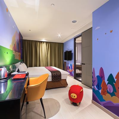 卓越大床房-無停車位 星漾商旅中清館優惠