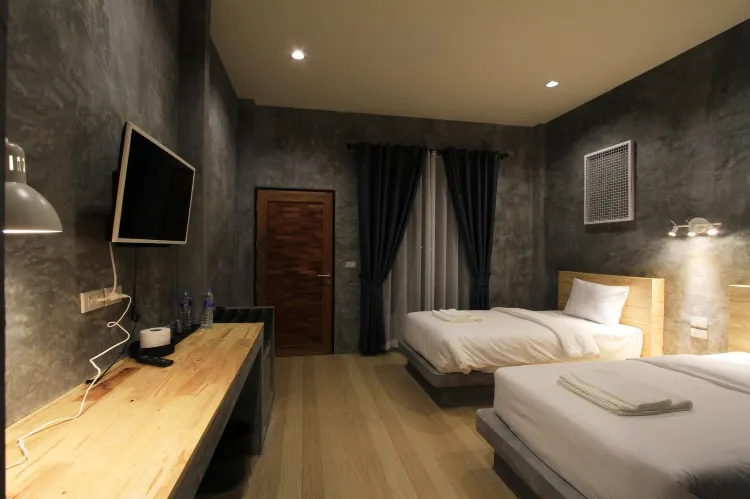 ห้องสุพีเรียเตียงแฝดพร้อมวิวสวน