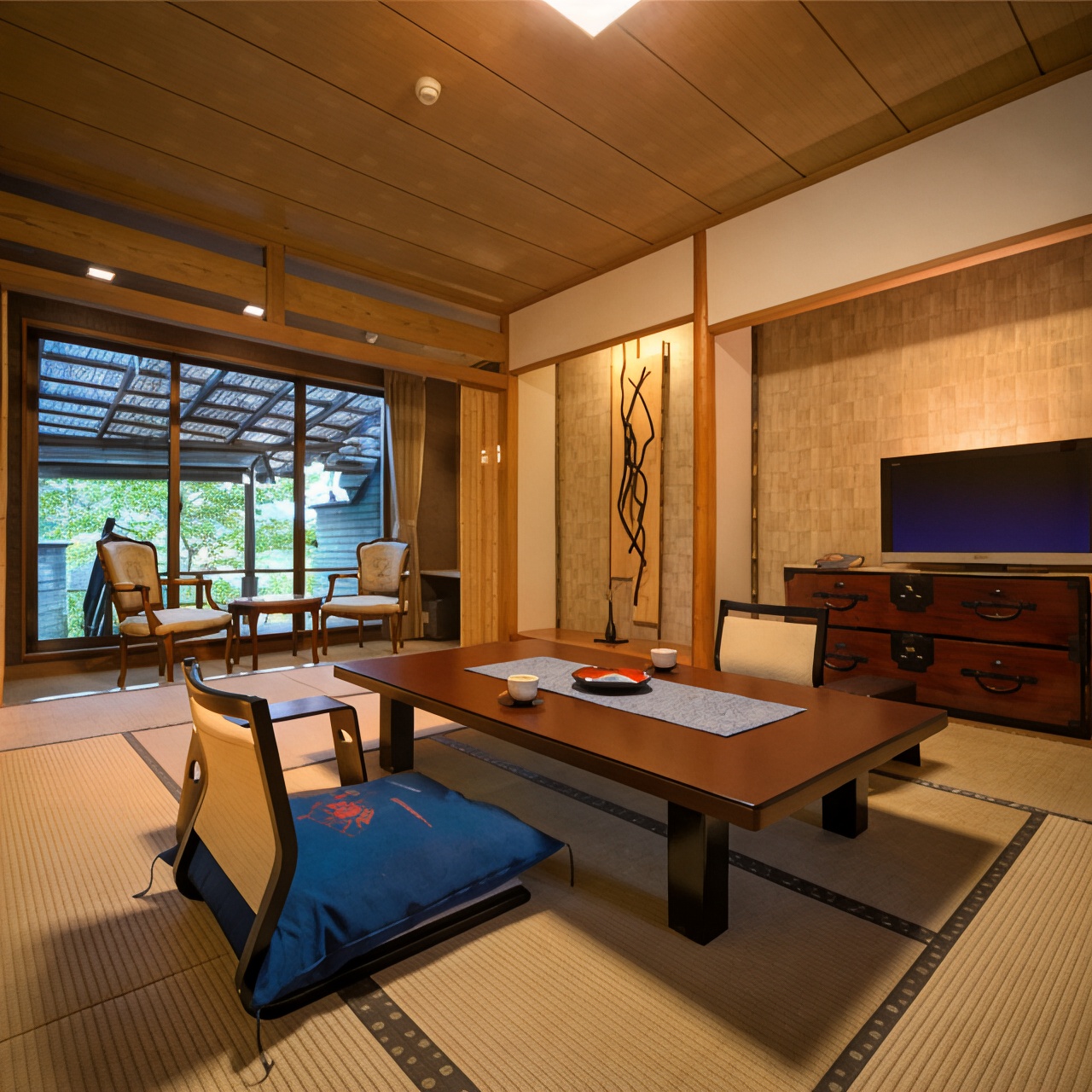 [with A Spacious Open-Air Bath] 10 Tatami Japanese-Style Room + Unit Bath Included [Japanese Room] [Non-Smoking]