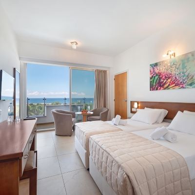 Room With Sea View Non Smoking(2 Adults + 1 Child) Avlida Hotel Promo Code