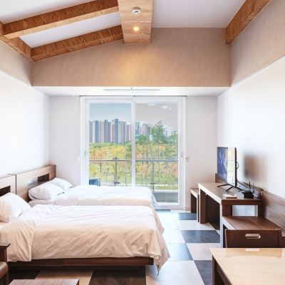 Standard Room B Type 322 (Duplex, Mountain View) /Pet 영종도 블루오션펜션 쿠폰