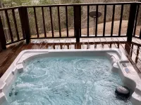 Secluded 3 Acres on the White River.  Custom Cabin with HotTub and Fire Pit!!! Hotels in Izard County
