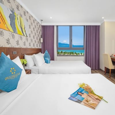 海灘景觀家庭間 格蘭德海景水療飯店優惠