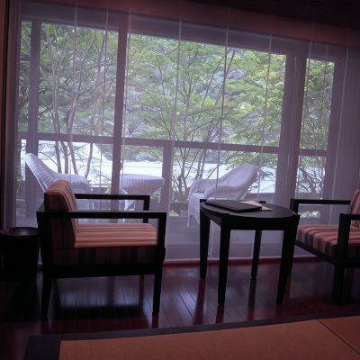 [Utane B] Daybed With Hot Spring, Detached Room Overlooking The Garden [Twin Room] [Non-Smoking] [Mountain View] 武田尾温泉　紅葉舘　別庭　あざれ クーポン