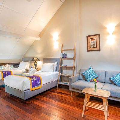 傳統雙床閣樓 檳城檳榔飯店優惠