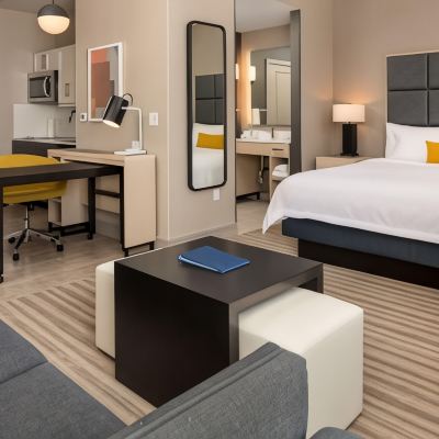 Mobility Hearing Accessible King Suite with Tub Homewood Suites by Hilton Belmont Promo Code