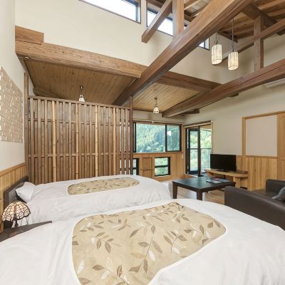 ツインルーム 折戸温泉　小さなお宿　つきのほたる クーポン