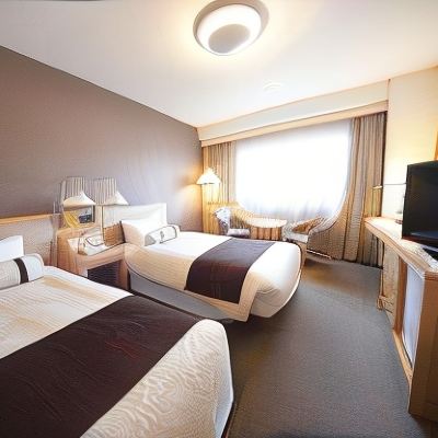 ゲストルーム（ベッド2台） 沼津リバーサイドホテル クーポン