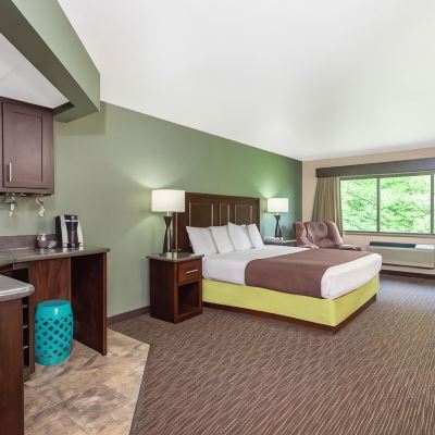 One-Bedroom Premier King Suite-Non-Smoking AmericInn by Wyndham West Salem Promo Code